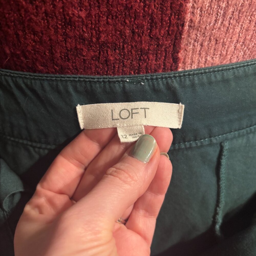 Green Loft slacks - Picture 2 of 3